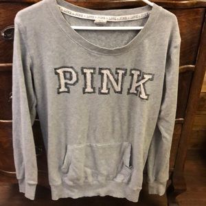 Pink Grey Sweatshirt